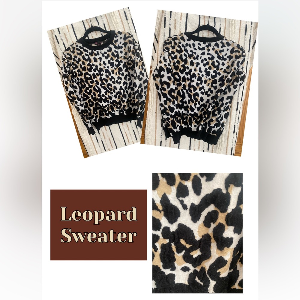 🖤🐆 LEOPARD SWEATER